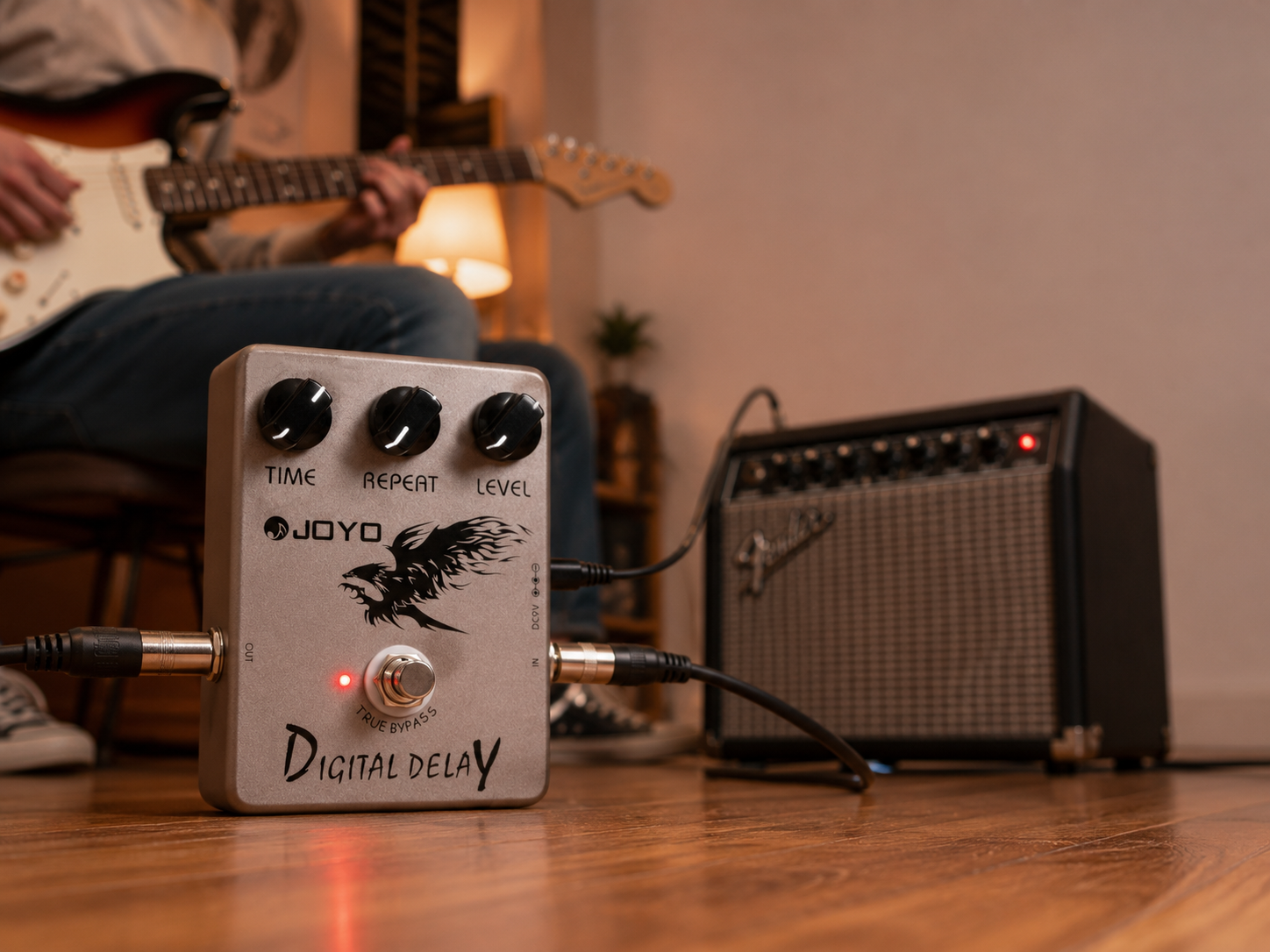 Amazon.com: JOYO Digital Delay Guitar Pedal, Analog-Voiced with